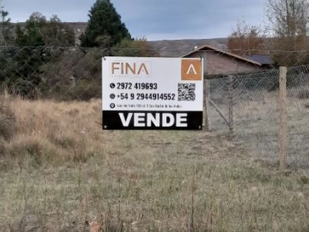 FINA PATAGONIA. Lote en Junin de los Andes