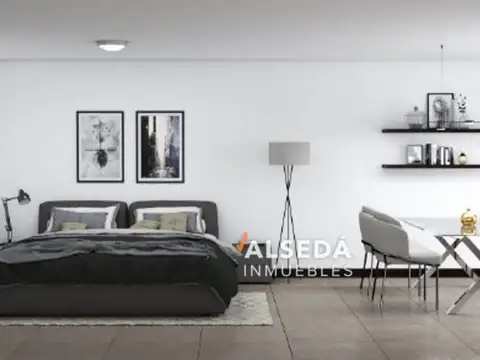 Departamento Monoambiente con 1 baño