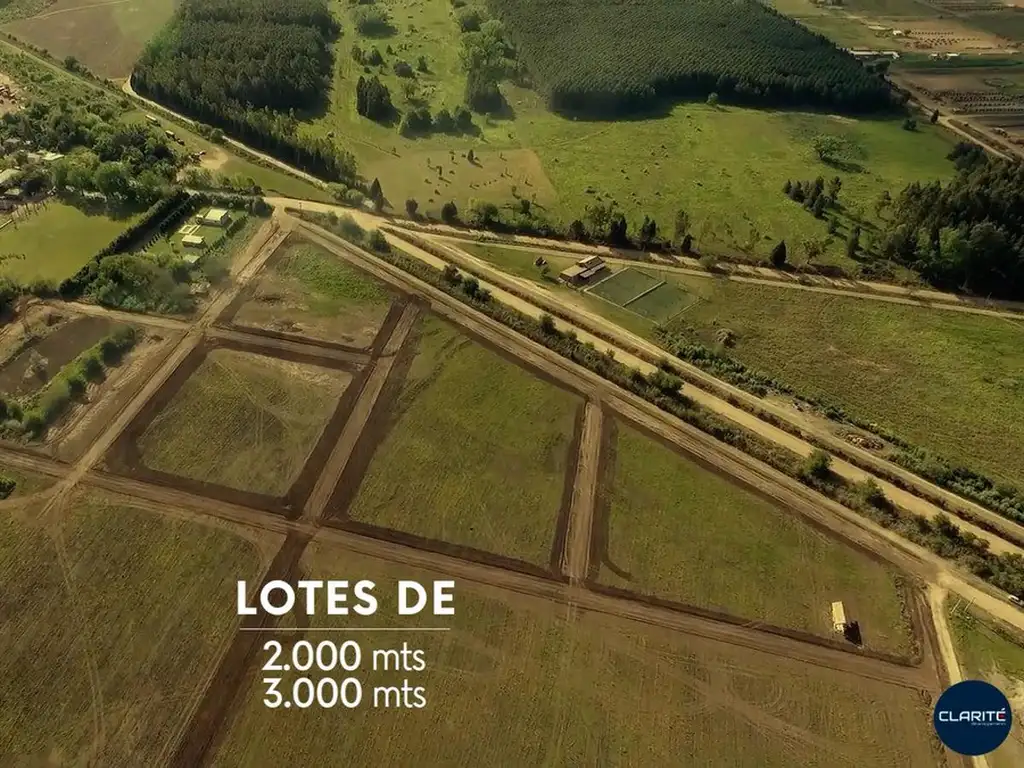 Loteo Rural! Terreno En Venta En Cucullu. 2000 A 3400 M2.