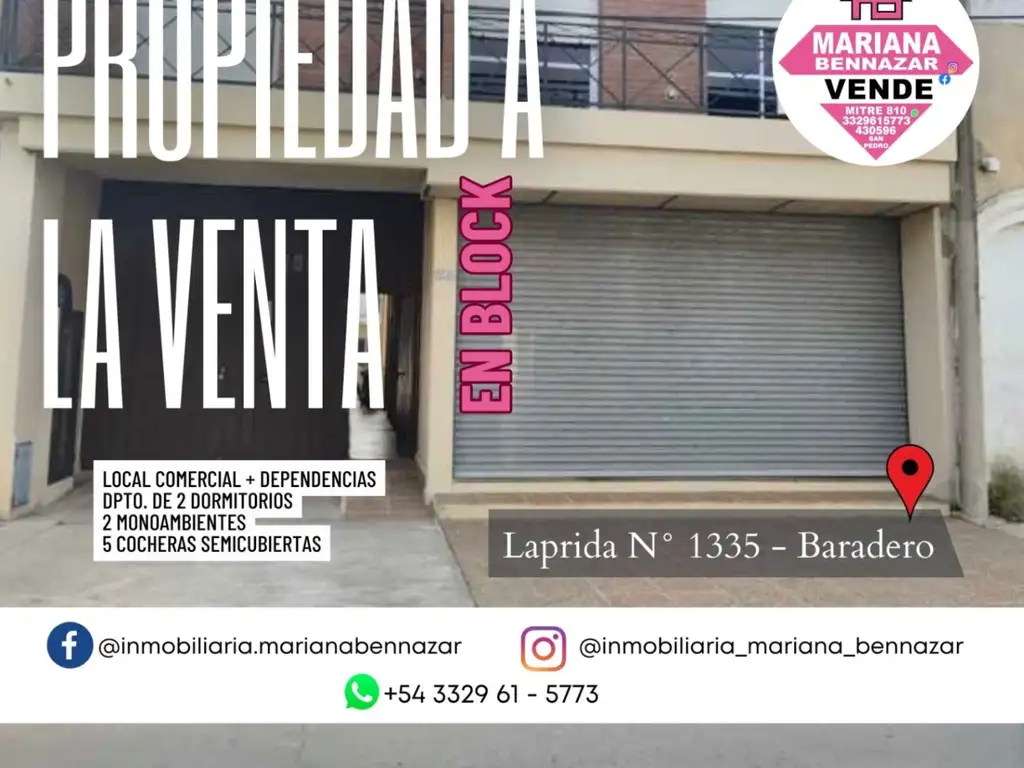 Local comercial en venta ubicado en Baradero