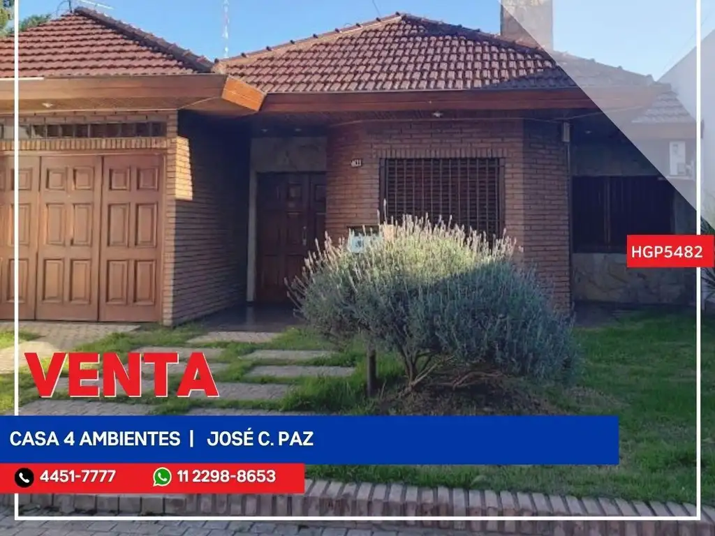 Casa - Venta - Argentina, José C Paz - Domingo Faustino Sarmiento 4600