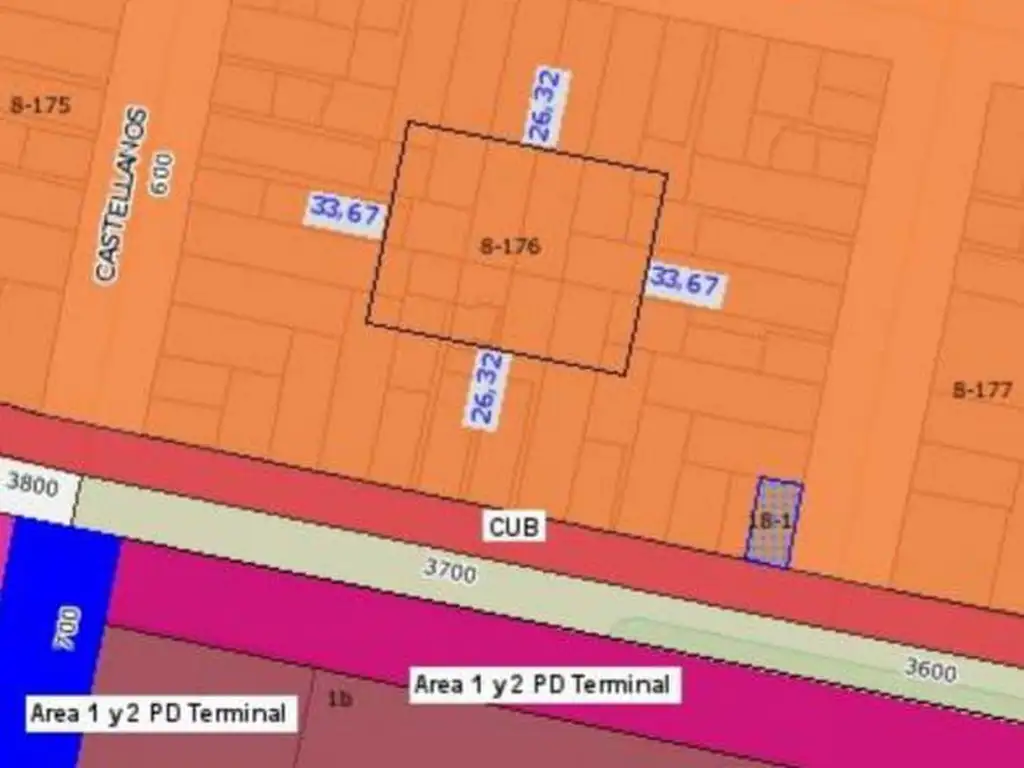 Terreno en  venta de 14,1 x 7.89 -Zona Luis Agote