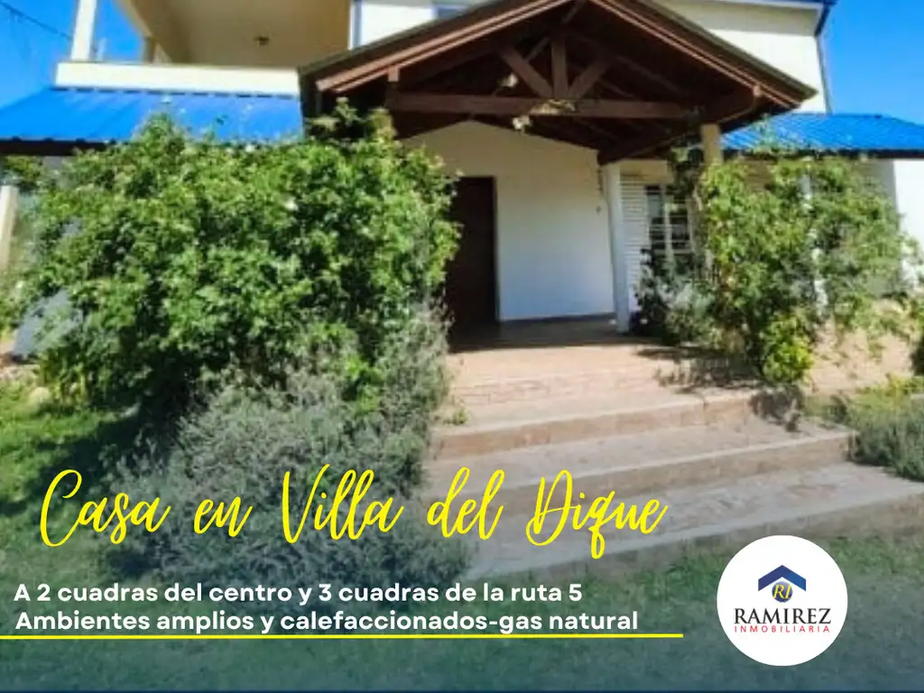 CASA EN VENTA EN VILLA DEL DIQUE