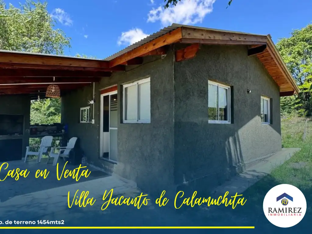 En Venta Casa en villa yacanto de Calamuchita