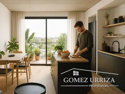 Departamento 3 ambientes con 1 baño