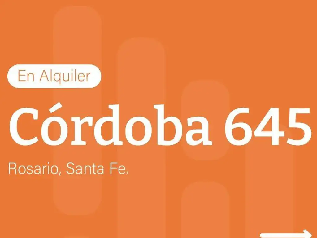 ALQUILER CORDOBA 645 - AMUEBLADO