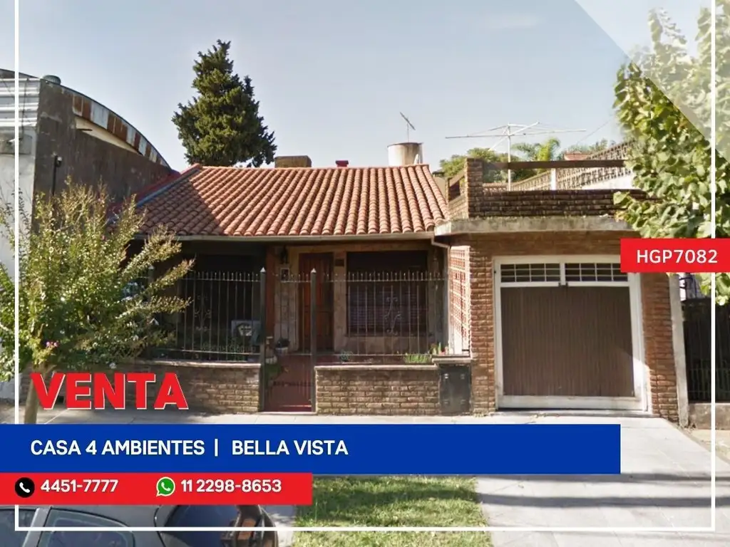 Casa - Venta - Argentina, Bella Vista - Gral.  Rivas 100