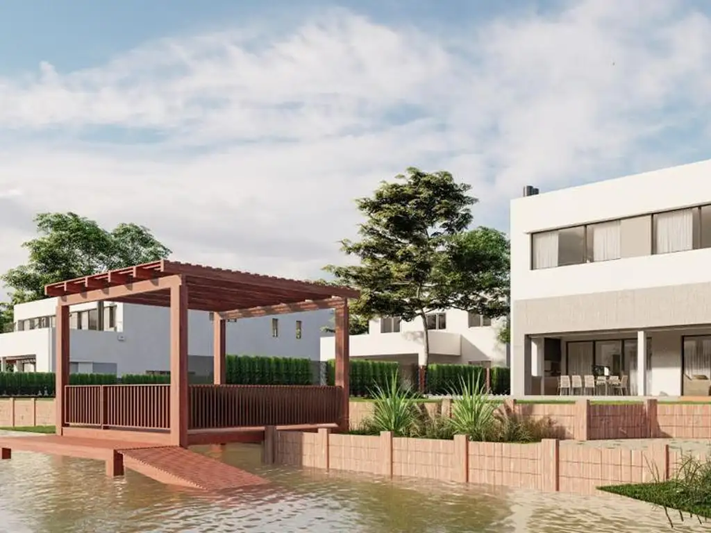 Excelente casa moderna en venta en exclusivo barrio El Yacht de Nordelta