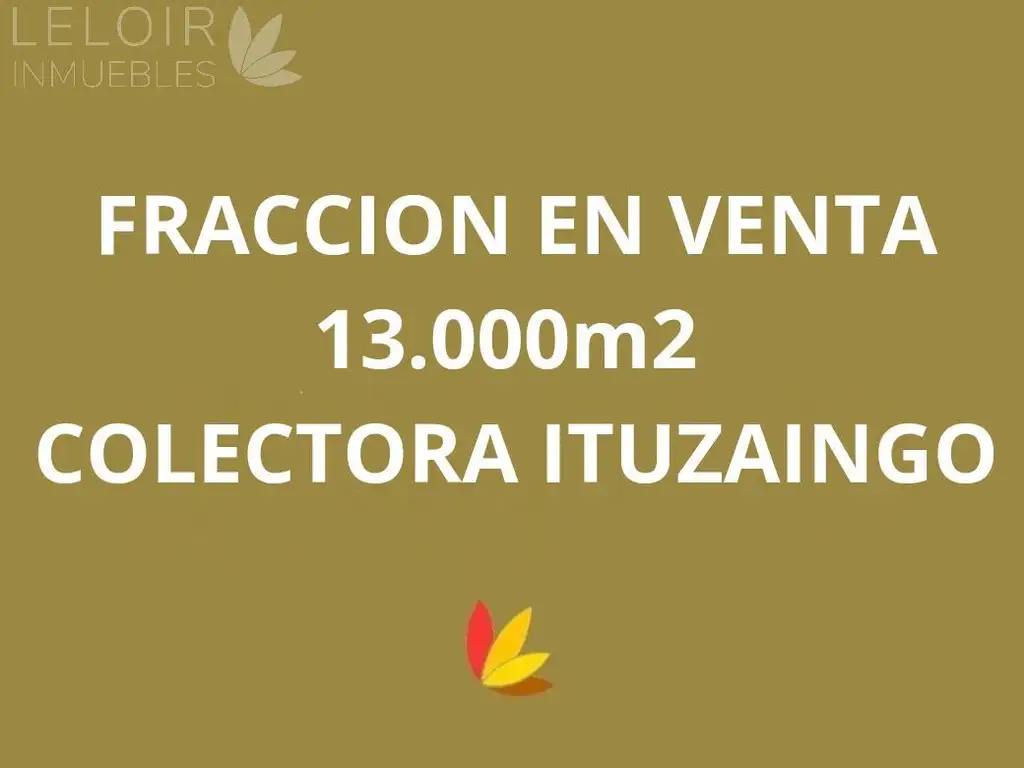 Lote en venta sobre Acceso Oeste y Camino del  Buen Ayre