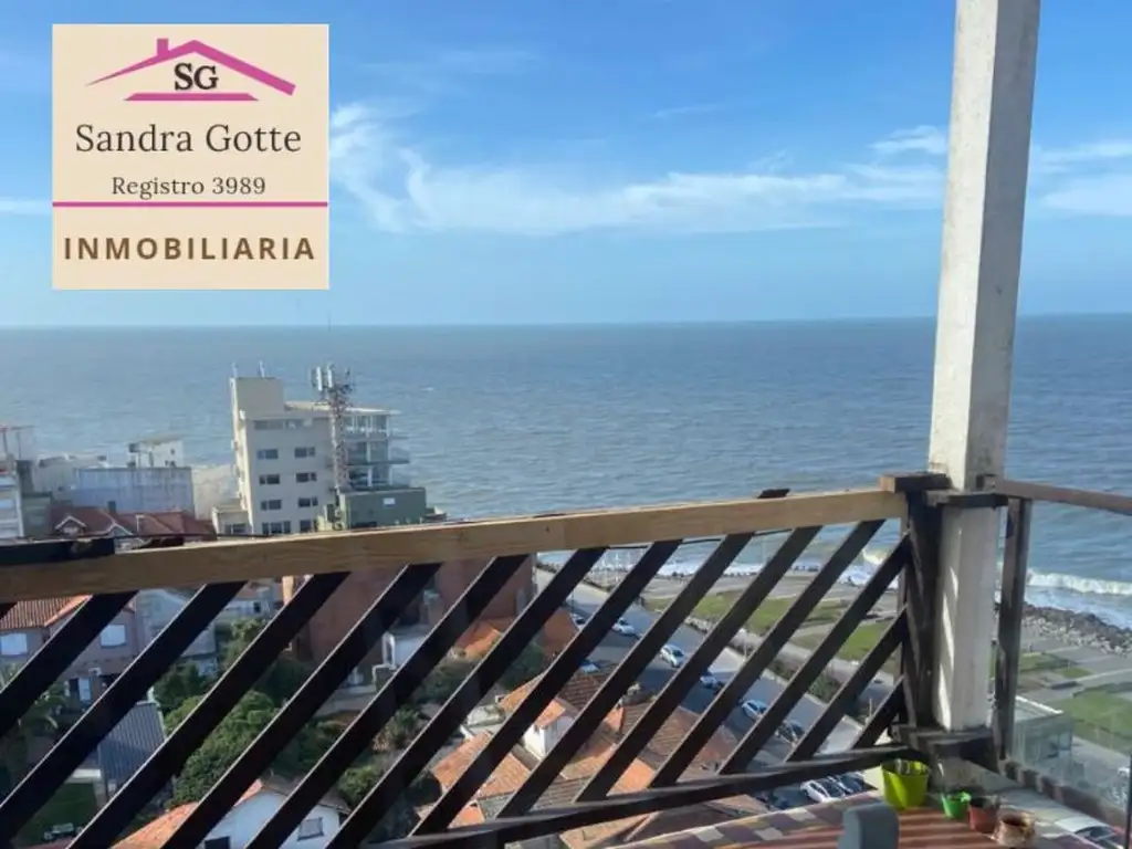 EN VENTA. Departamento de 3 ambientes con vista al mar, La Perla, Mar del Plata