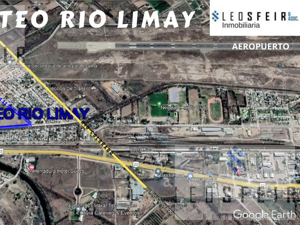 VENTA LOTES LIMITE NEUQUEN - PLOTTIER- LOTEO  ABIERTO RIO LIMAY