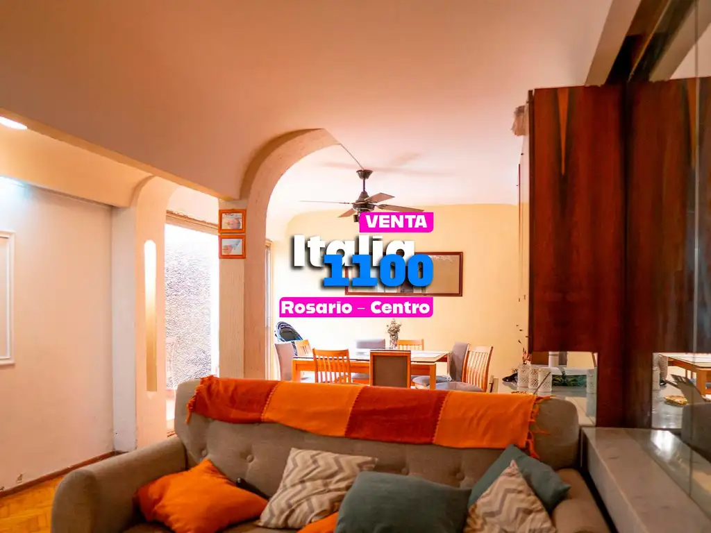 Departamento Planta Baja con Dos Patios en Venta 3 Dormitorios Italia 1100