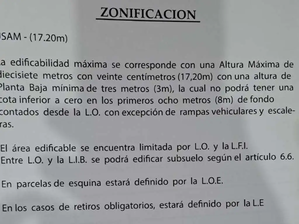 Terreno 166m2 Urquiza 1720 cerca Av Garay al  m2 construibles- Altura 17,20 USAM Plusvalía