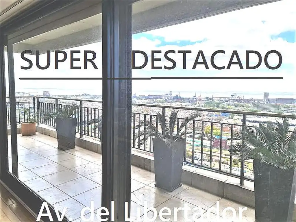 ALQUILER departamento  4 SUITES y dep- Torre Av Libertador 336 2 coch PISO 28