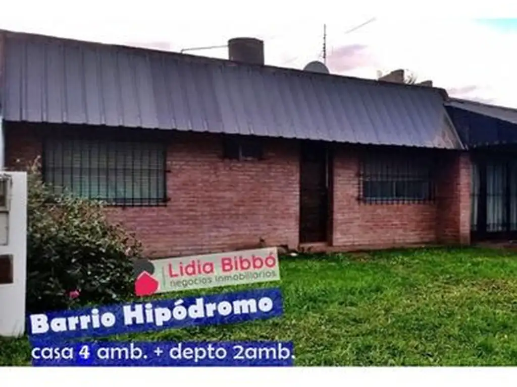 CASA + DEPTO - zona BARRIO HIPODROMO