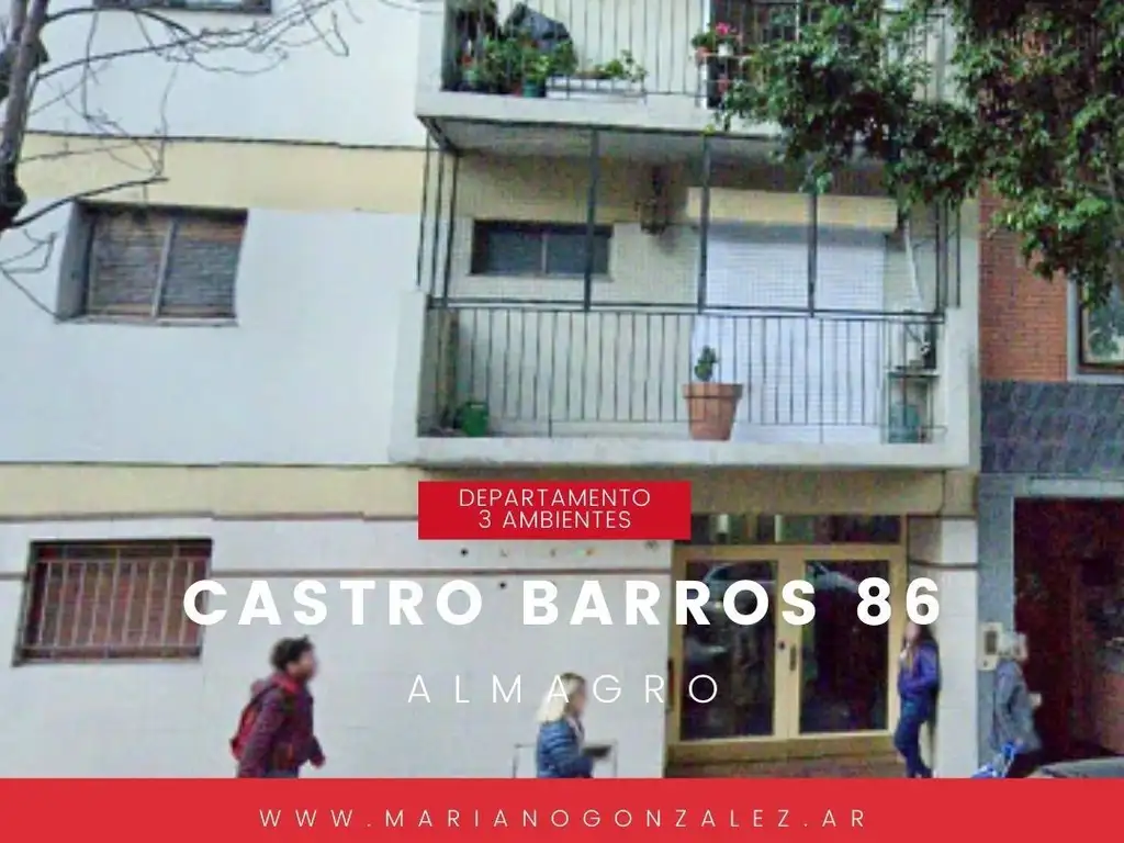 Departamento - Venta - Argentina, Capital Federal - CASTRO BARROS 100