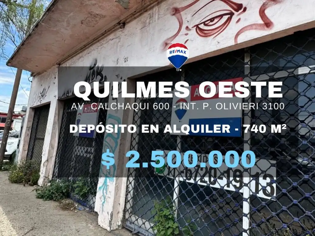 ALQUILER DEPÓSITO EN QUILMES OESTE