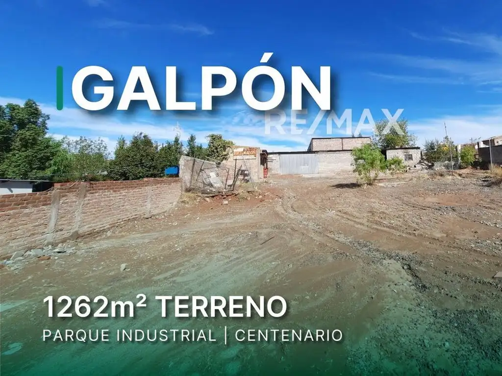 Venta galpón parque industrial Centenario Neuquen