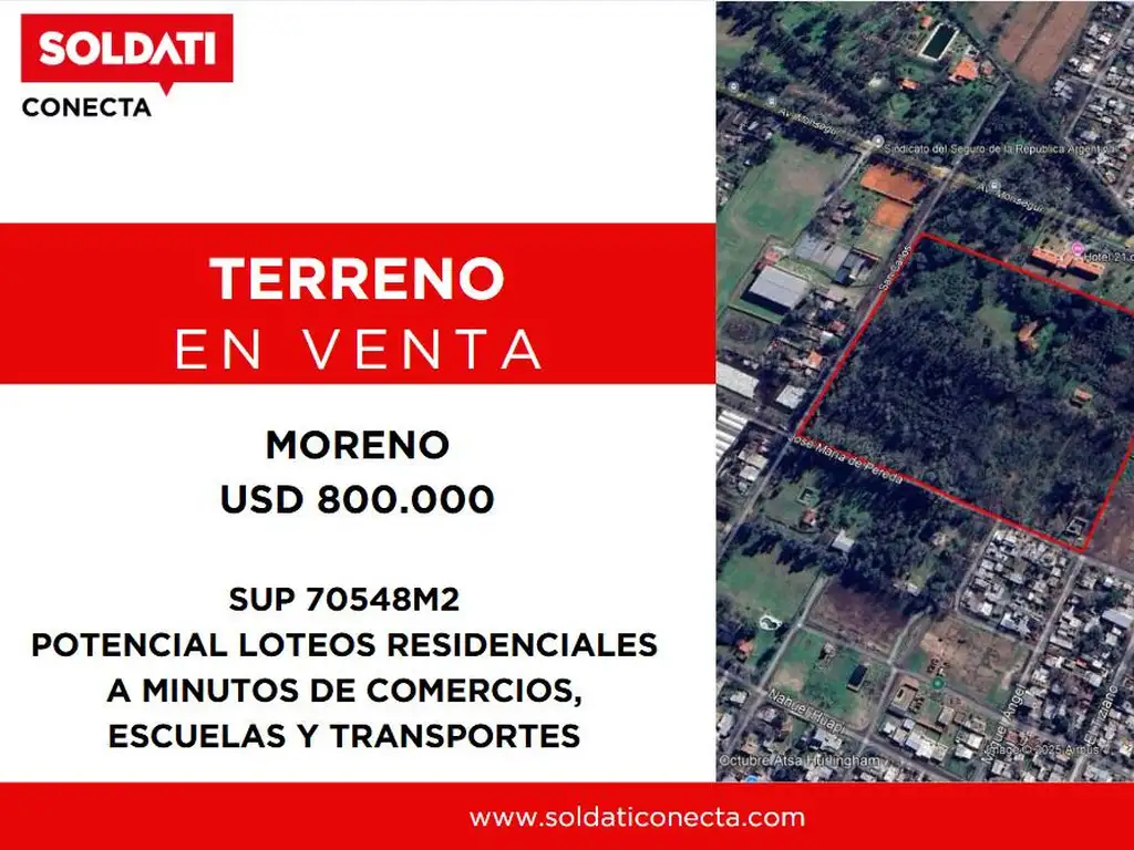 Chacra en Venta - 7 ha -  Moreno