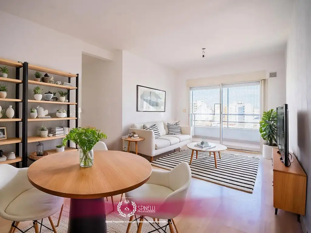 Venta departamento 3 ambientes nuevo 58M² con balcón vista panorámica en Almagro