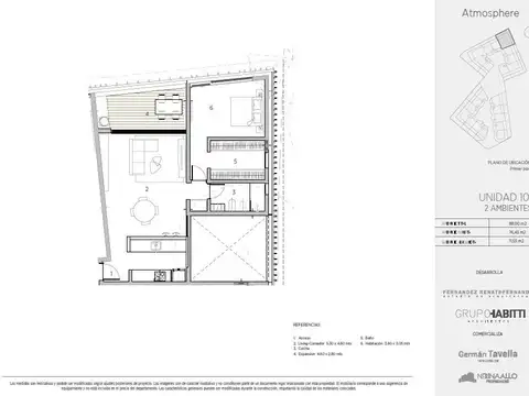 Departamento de 2 ambientes. Venta de pozo. Parque Leloir