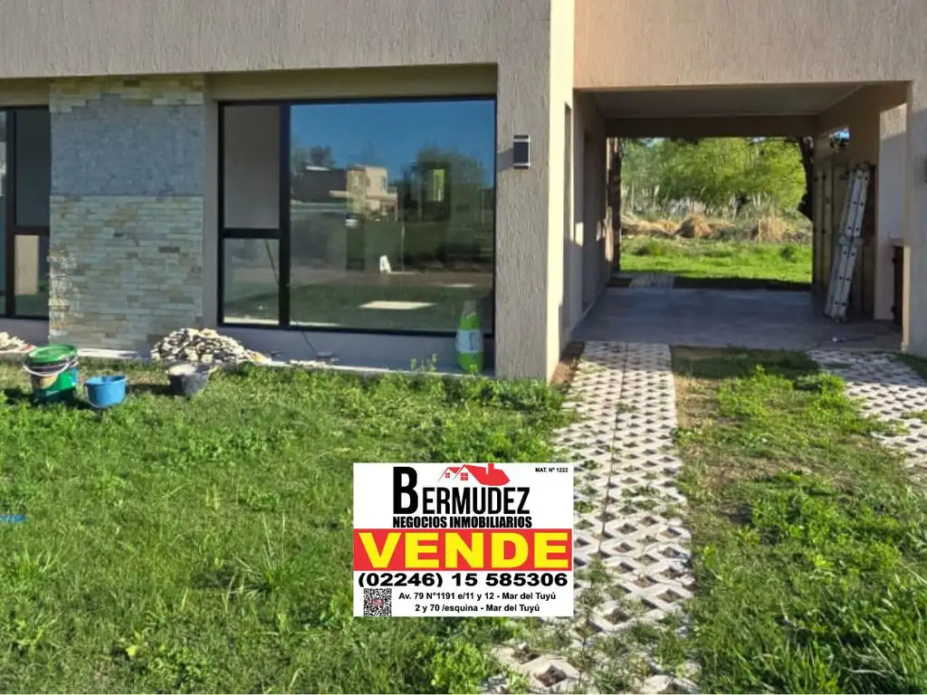 Venta Casa 3 Ambientes En Costa Del Este, Los Girasoles Entre Los Malvones Y Los Pensamientos