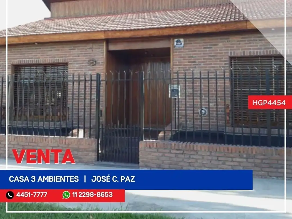 Casa - Venta - Argentina, José C Paz - Federico Lacroze 300