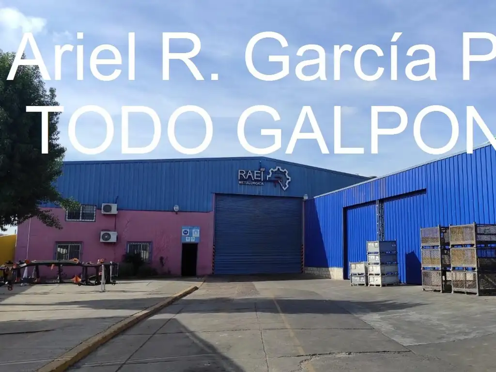 Galpón 6100m2 s/Lote 7750m2 Zona Industrial