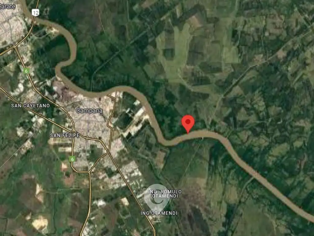 Amplio terreno en Venta Campana 106.300 m2. Con salida propia al Rio Paraná