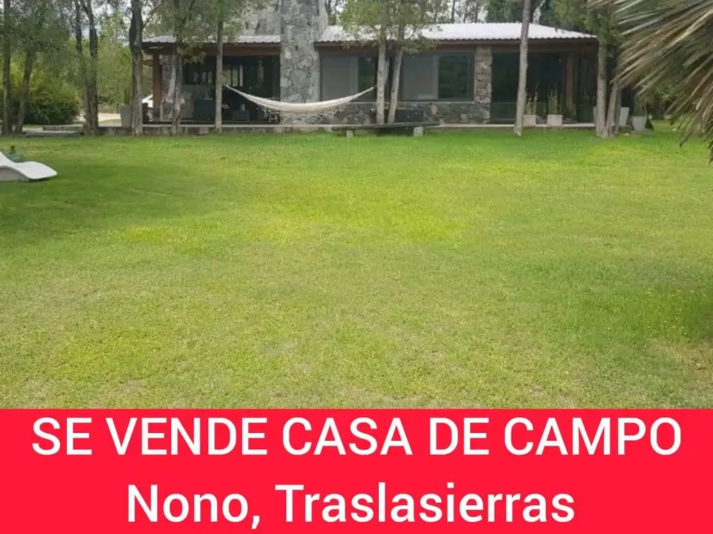 Casa de campo y cabaña amplia y excelente en Nono