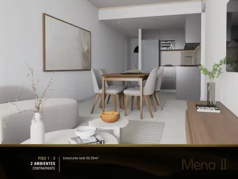 Departamento 3 ambientes con 1 baño