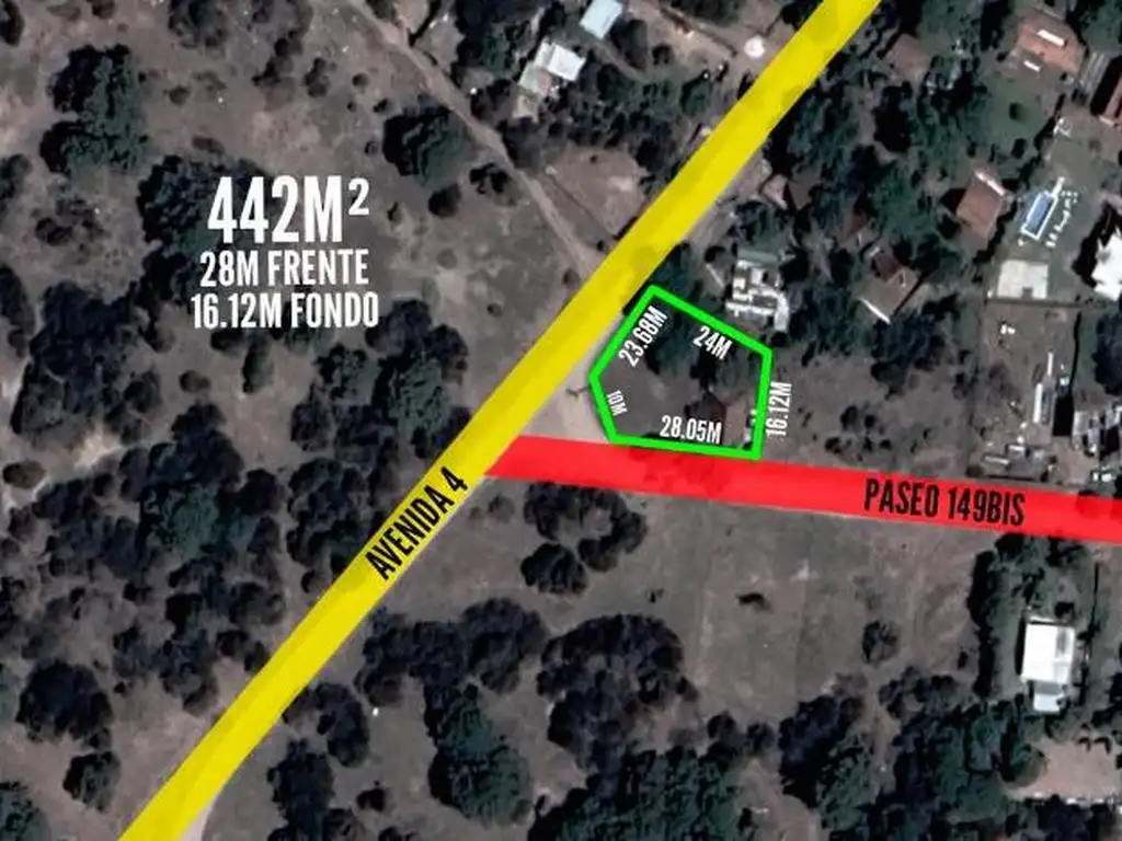 Terreno en venta - 442Mts2 - Villa Gesell