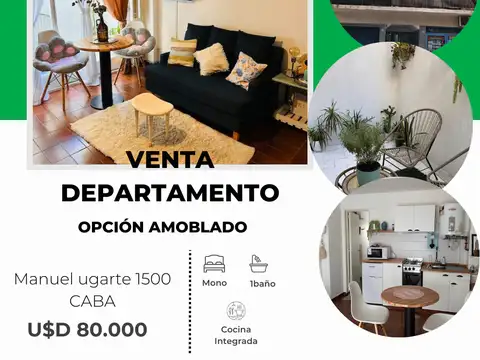 Hermoso monoambiente en pleno Belgrano! Ideal inversión