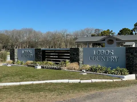 OPORTUNIDAD LOTE DE 900 M2. LOBOS COUNTRY - EXCELENTE UBICACIÓN - LOBOS