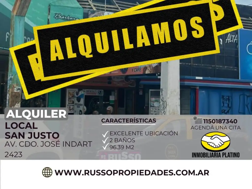 Alquiler local San Justo