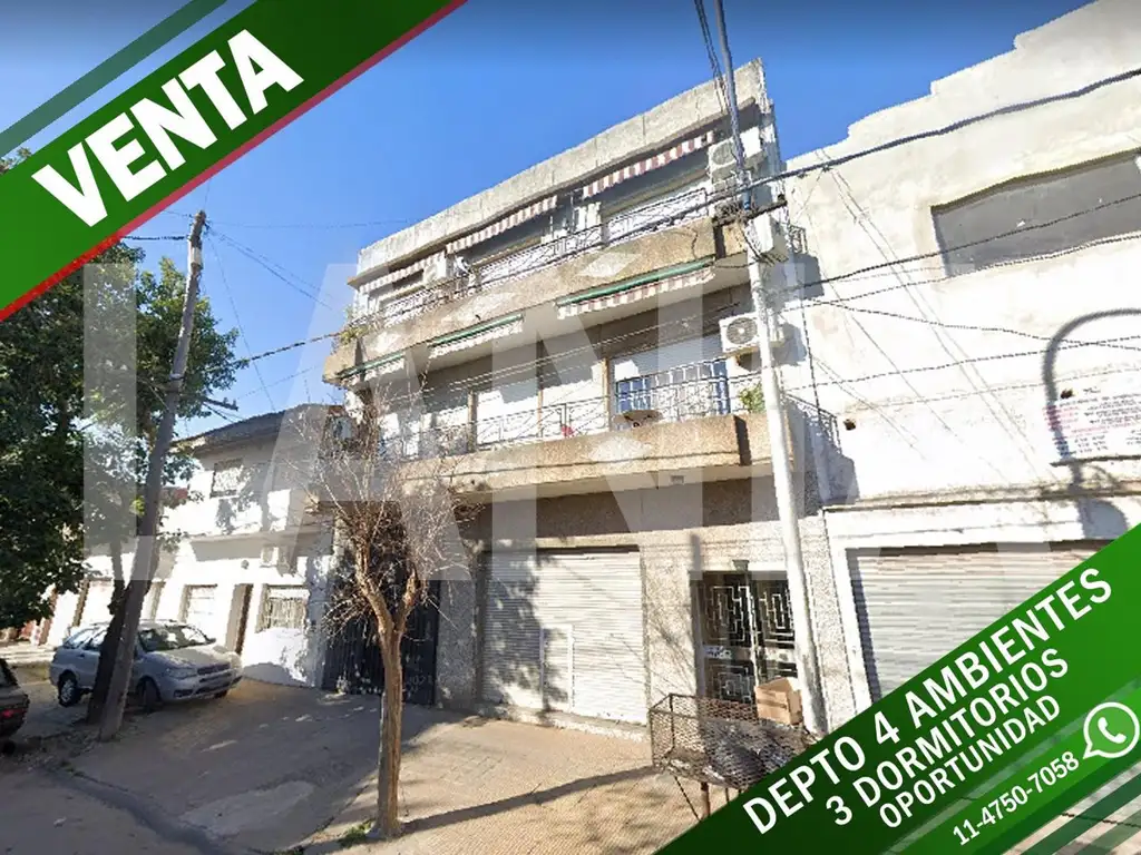 DEPARTAMENTO :: 4 AMBIENTES :: EXCELENTE OPORTUNIDAD ::