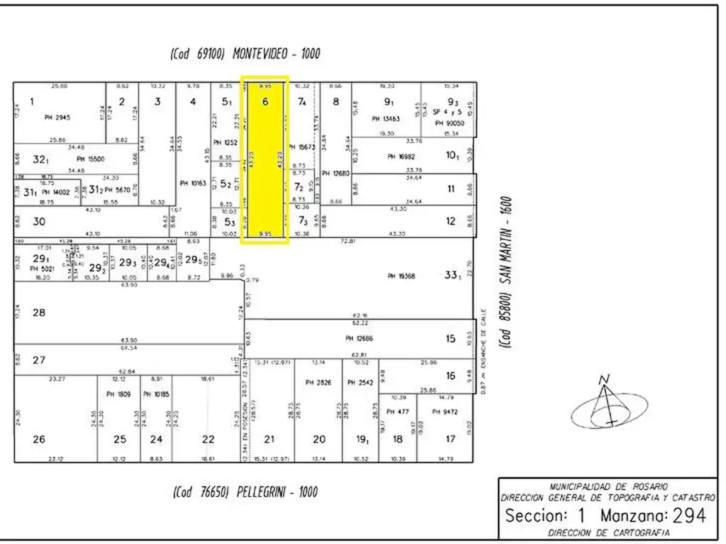 Terreno en venta ideal constructoras - Centro rosario