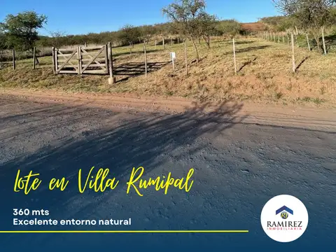 LOTE EN VILLA RUMIPAL