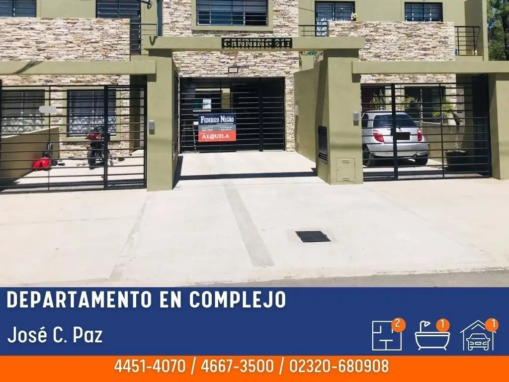 Departamento - Alquiler - Argentina, José C Paz - Canning 217