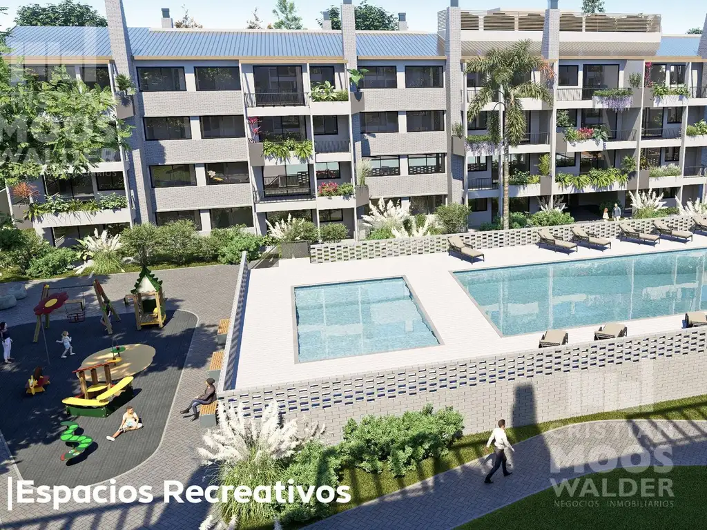 Departamento 3 ambientes en venta GREEN PALMERS