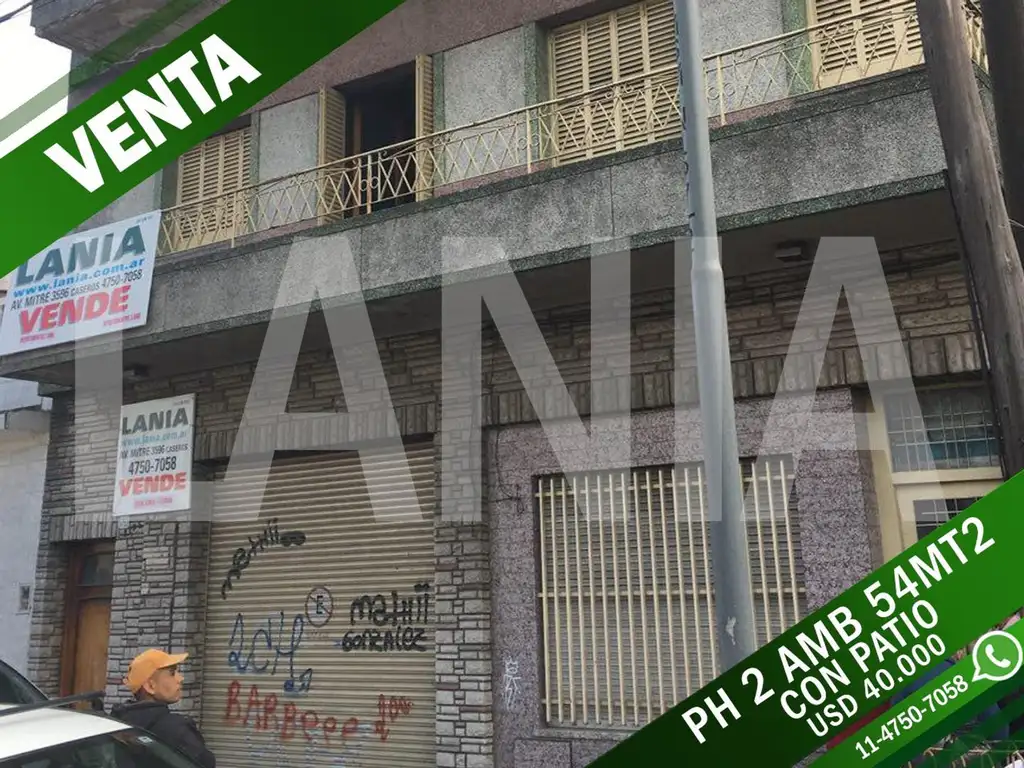 PH :: 2 AMBIENTES :: CON PATIO :: 55MT2 :: OPORTUNIDAD