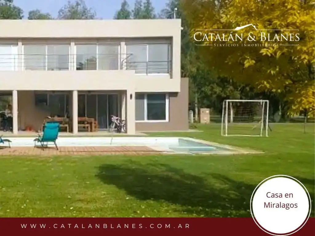 MIRALAGOS - 4 Dorm + Piscina - Venta o Alquiler