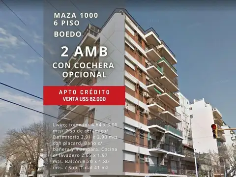 Departamento en  Boedo