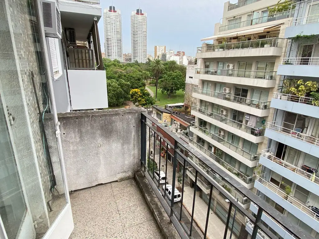 VENTA - MONOAMBIENTE CON BALCON AL FRENTE - VISTA PARQUE LAS HERAS