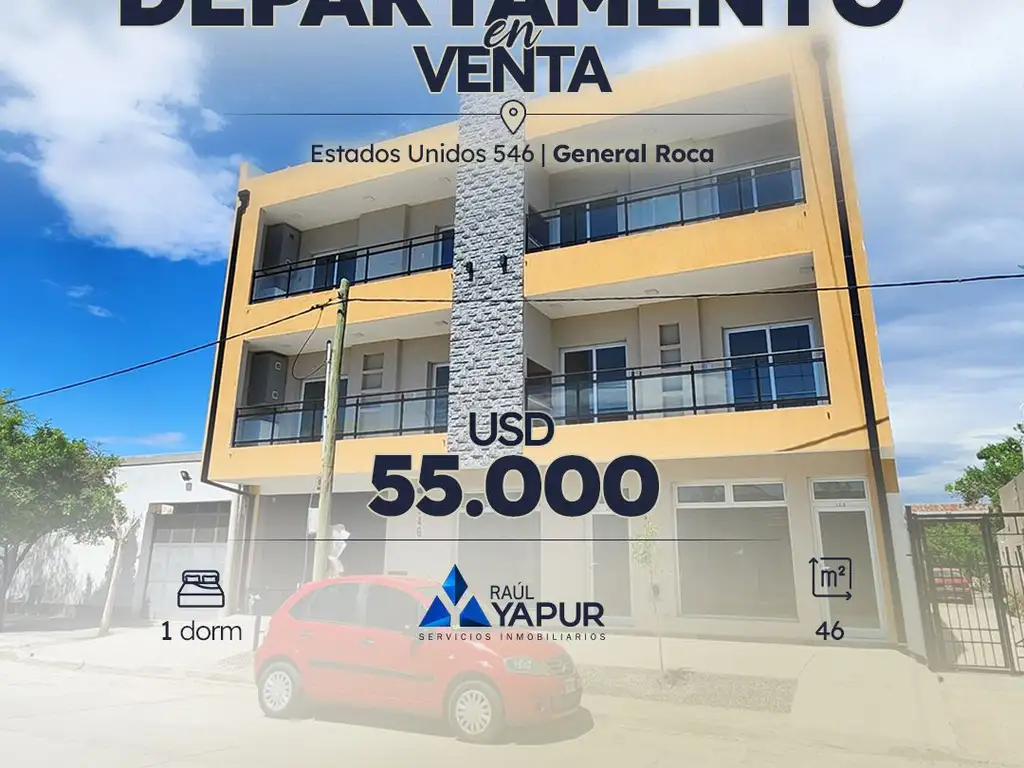 DEPARTAMENTO EN VENTA, 1 DORM, GENERAL ROCA