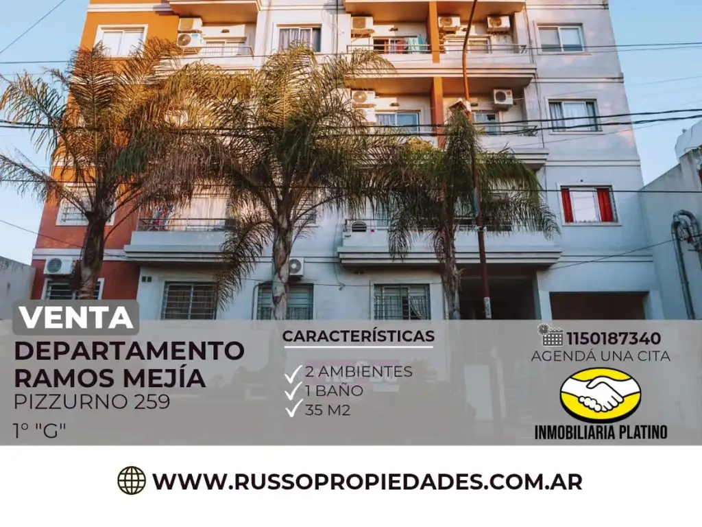 Venta Departamento 2 Ambientes Ramos Mejia