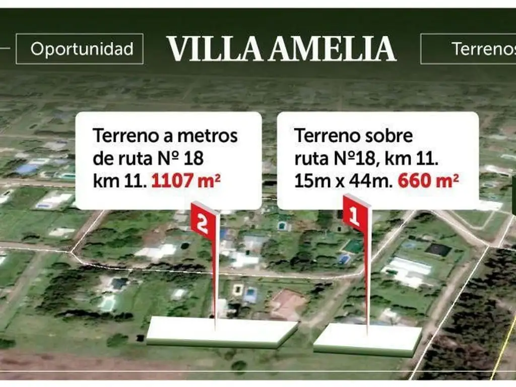 Los Pinos 1 00 - Terrenos sobre Ruta 18