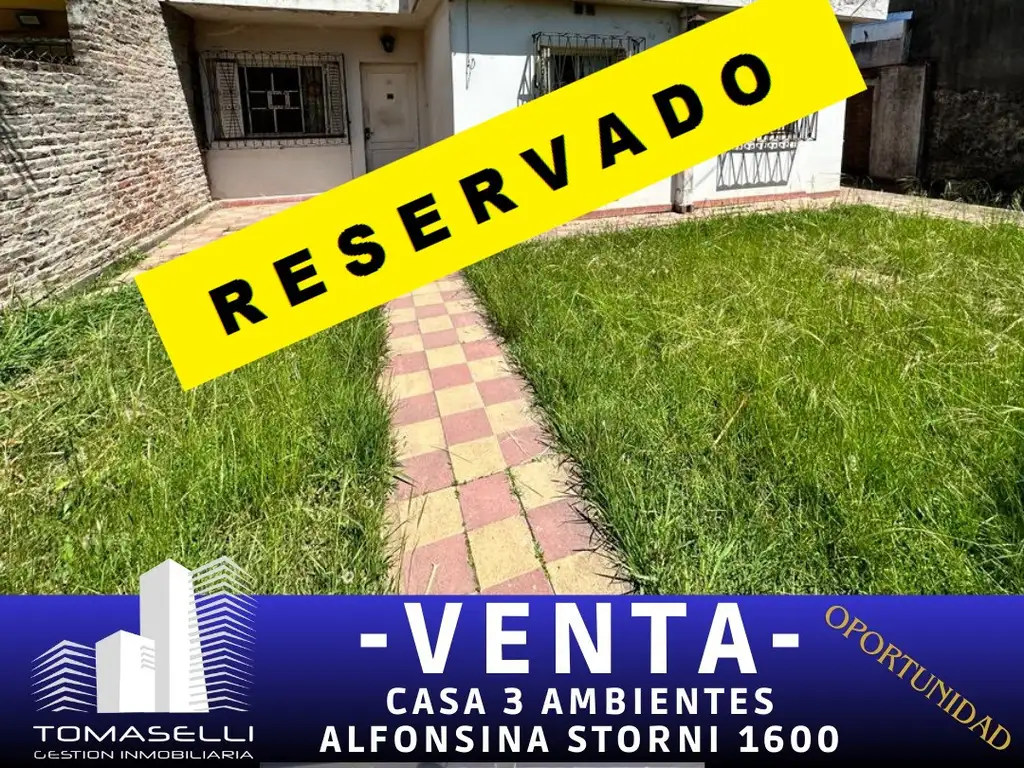 VENTA - CASA 3 AMBIENTES - VILLA CELINA