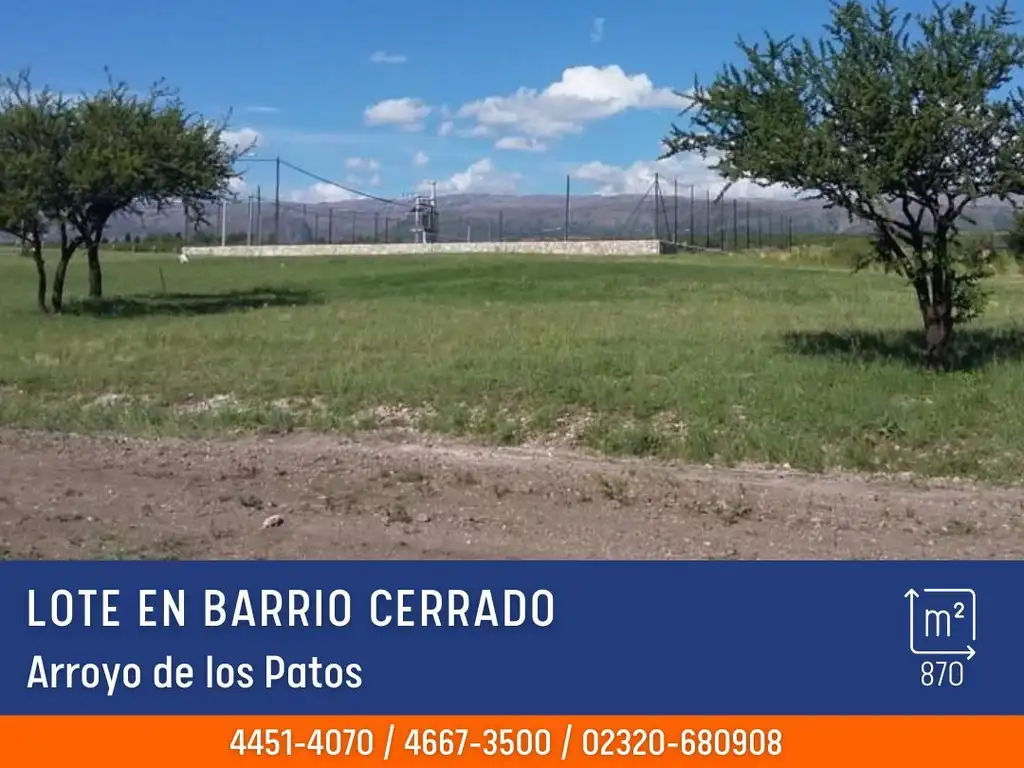 Lote - Venta - Argentina, Arroyo de Los Patos - Ruta 14