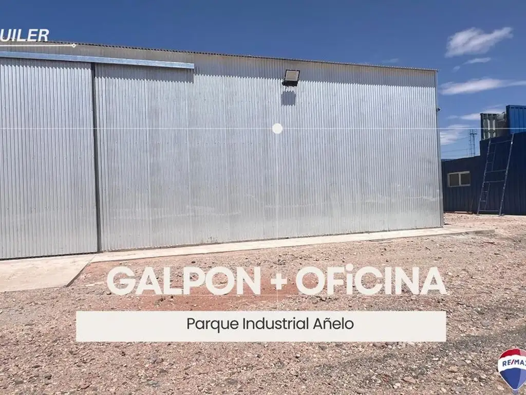 ALQUILER GALPON CON OFICINA AÑELO